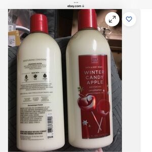 2/ 16oz bottles of winter candy apple hair conditioner. Bath & body works